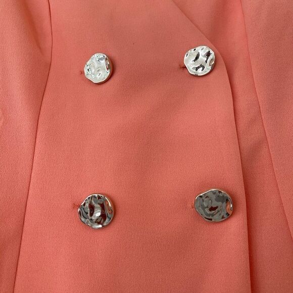 Coral knit sleeves top Shirt Blouse - Picture 6 of 13